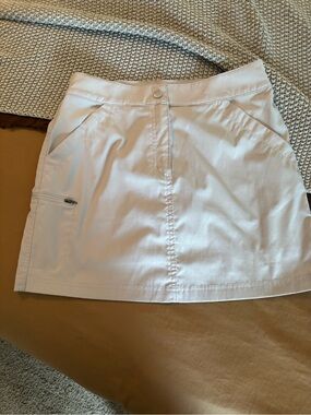 32 Degrees Cream Midi Skort - Light Neutral